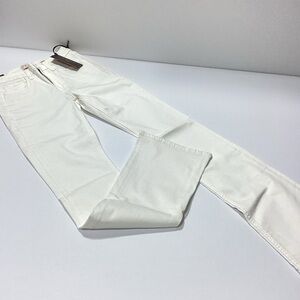 Jen 7 by 7 For All Mankind Slim Bootcut White Jeans Size 0 NWT